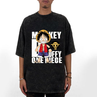 Luffy One Piece Anime Print Unisex T-Shirt LOPTS-019