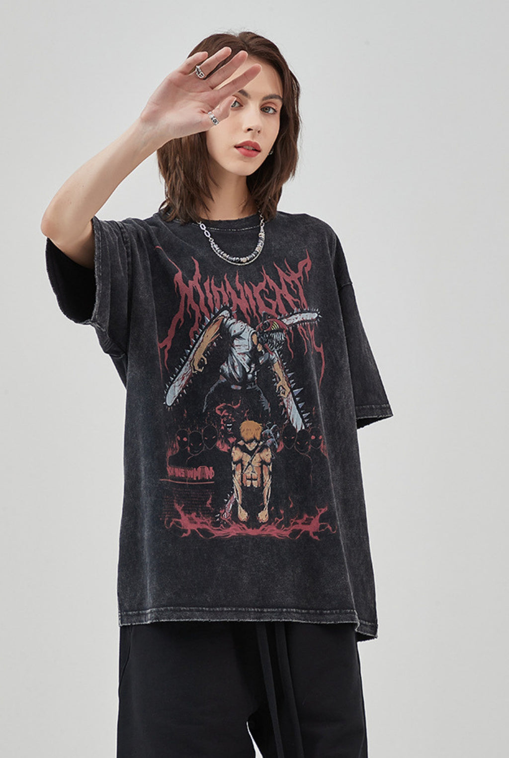 Denji Chainsaw Man Anime Print Unisex T-Shirt DCMTS-001 – Harajuku Hub