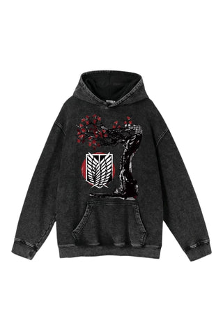 ATTACK ON TITAN PRINT UNISEX HOODIE AOTH-003