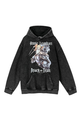 ANNIE LEONHART ATTACK ON TITAN PRINT UNISEX HOODIE ALAOTH-001