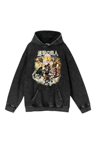 ATTACK ON TITAN ANIME PRINT UNISEX HOODIE AOTH-004