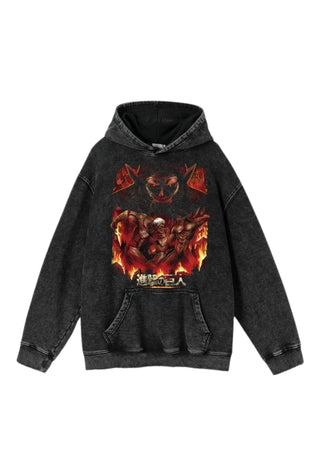 Attack On Titan Anime Print nisex Hoodie  AOTH-007