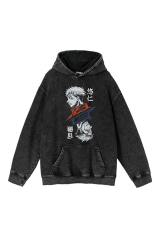 Sukuna Jujutsu Kaisen Anime Print Unisex Hoodie SJKH-002