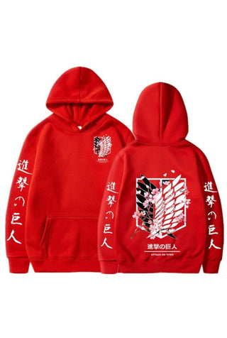 Attack on Titan Anime Print Unisex Hoodie