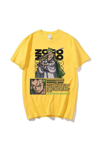 Zoro One Piece Anime Print Unisex T-Shirt