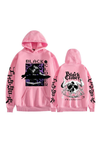 Asta Black Clover Anime Print Unisex Hoodie ABH-001