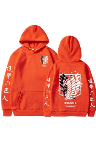 Attack on Titan Anime Print Unisex Hoodie