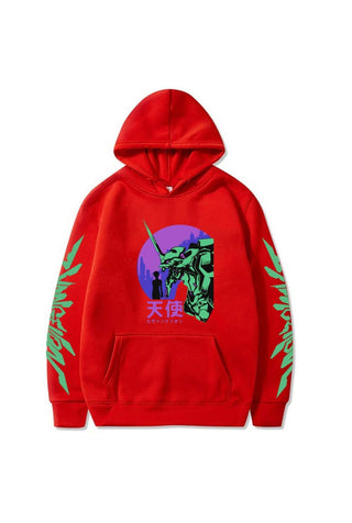 Evangelion Anime Print Unisex Hoodie