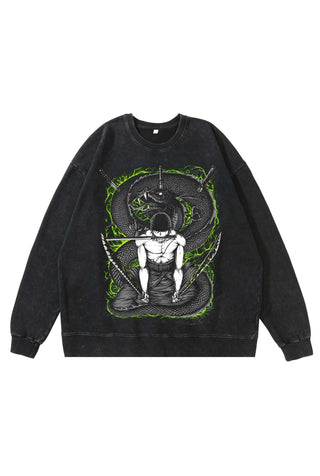 Zoro One Piece Unisex Print Sweatshirt
