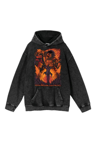 EREN YEAGER ATTACK ON TITAN PRINT UNISEX HOODIE EYAOTH-002