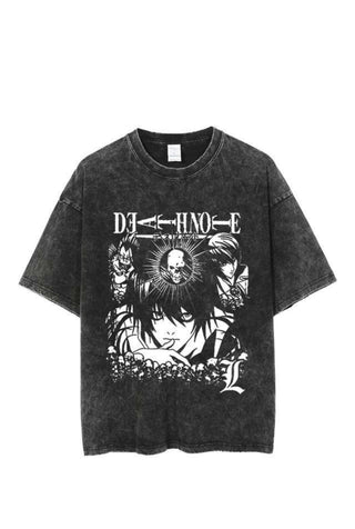 L Death Note Anime Print Unisex T-Shirt LDNTS001