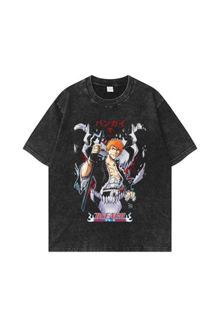 Ichigo Kurosaki Bleach Anime Print Unisex T-Shirt IKBTS001