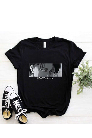 Levi Ackerman Attack on Titan Anime Print Unisex T-Shirt LAAOTTS003