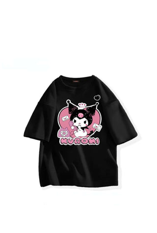 Kuromi Onegai My Melody Anime Print Unisex T-Shirt KOMMTS002