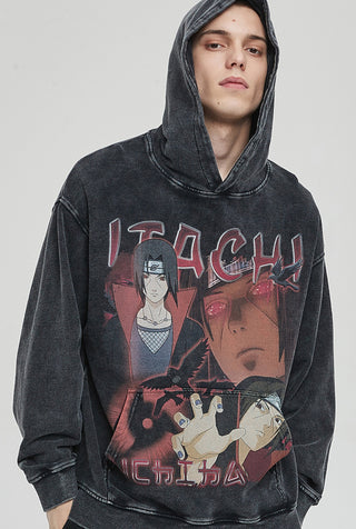 Uchiha Itachi Naruto Anime Print Unisex Hoodie UINH-001