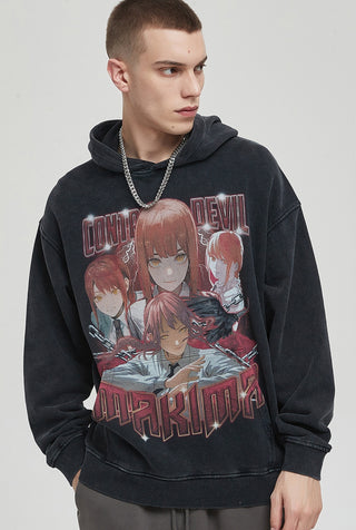 Makima Chainsaw Man Anime Print Unisex Hoodie MCMH-001