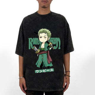 Zoro One Piece Anime Print Unisex T-Shirt ZOPTS-005