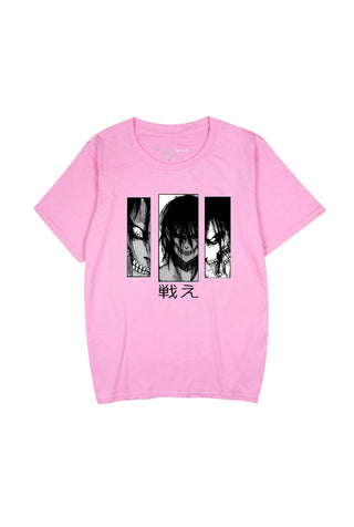 Eren Yeager Attack on Titan Anime Print Unisex T-Shirt EYAOTTS001
