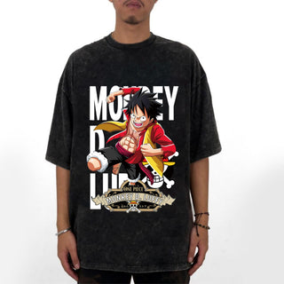 Luffy One Piece Anime Print Unisex T-Shirt LOPTS-016