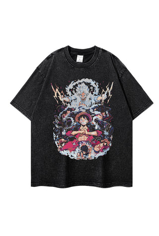 Luffy One Piece Anime Print Unisex T-Shirt LOPTS-10