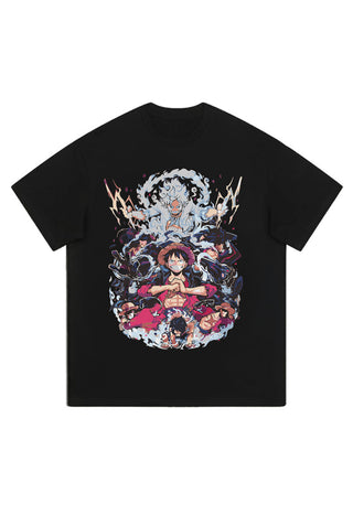 Luffy One Piece Anime Print Unisex T-Shirt LOPTS-10