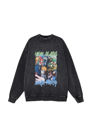 Akatsuki Naruto Anime Print Unisex Sweatshirt ANST-001