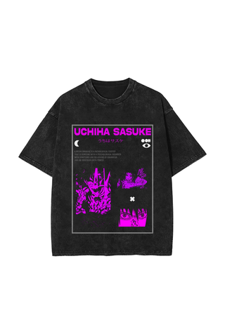 Sasuke Naruto Anime Print Unisex T-Shirt SNTS-005