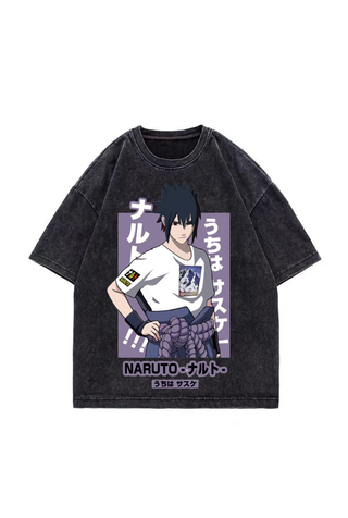 Sasuke Naruto Anime Print Unisex T-Shirt SNTS-009