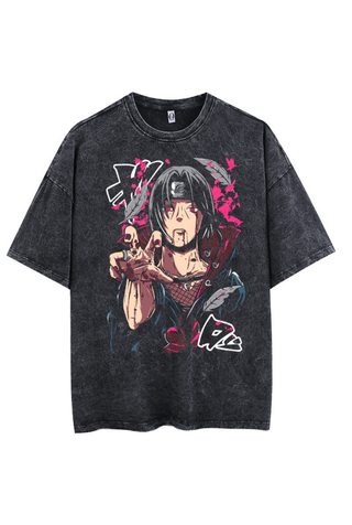 Itachi Uchiha Anime Print Unisex T-shirt IUTS003