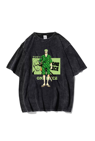 Zoro One Piece Anime Print Unisex T-Shirt ZOPTS-006