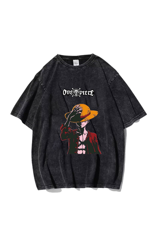 Luffy One Piece Anime Print Unisex T-Shirt LOPTS-021