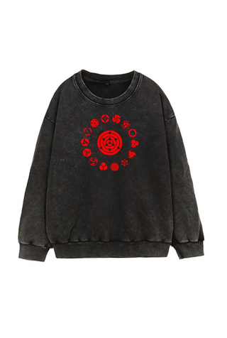 Mangekyou Sharingan's Naruto Anime Print Unisex Sweatshirt MSNST-001