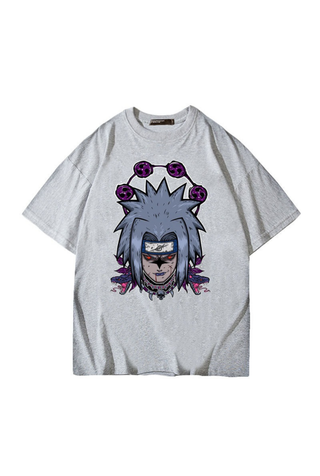 Sasuke Naruto Anime Print Unisex T-Shirt SNTS-008