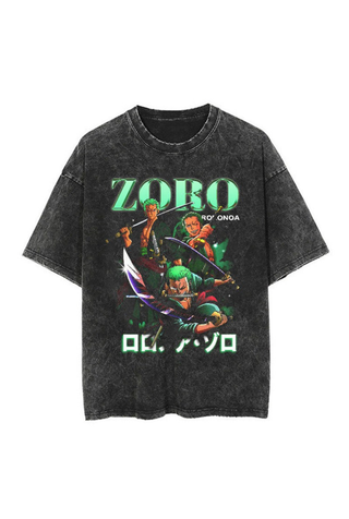 Zoro One Piece Anime Print Unisex T-Shirt ZOPTS-009