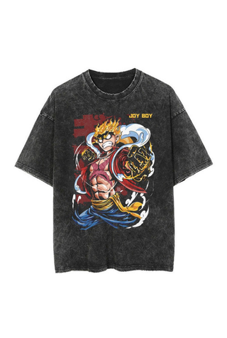 Luffy One Piece Anime Print Unisex T-Shirt LOPTS-025