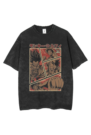 Luffy One Piece Anime Print Unisex T-Shirt LOPTS-031