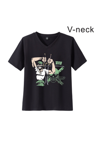 Zoro One Piece Anime Print Unisex T-Shirt ZOPTS-013