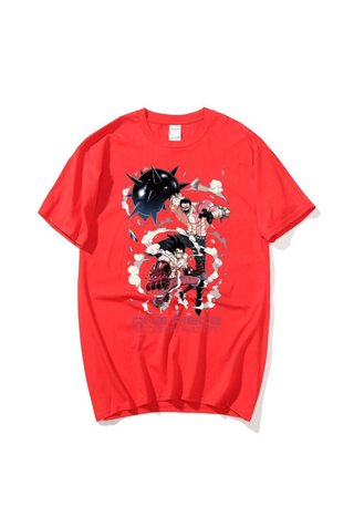 Luffy One Piece Anime Print Unisex T-Shirt LOPTS-034