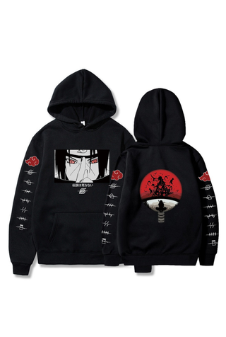 Uchiha Itachi Naruto Anime Print Unisex Hoodie UINH-002