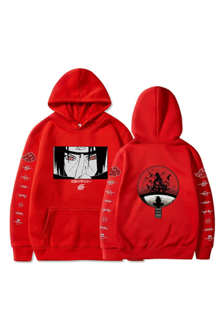 Uchiha Itachi Naruto Anime Print Unisex Hoodie UINH-002