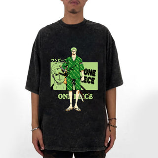 Zoro One Piece Anime Print Unisex T-Shirt ZOPTS-006