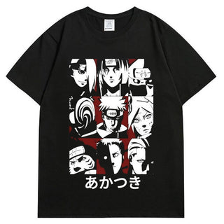 Akatsuki Naruto Anime Print Unisex T-Shirt ANTS-005