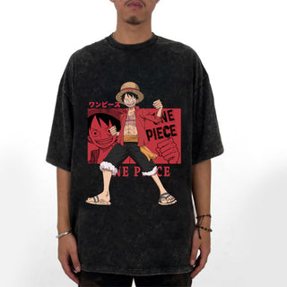 Luffy One Piece Anime Print Unisex T-Shirt LOPTS-020