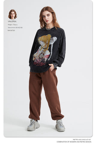 Misa Death Note Anime Print Sweatshirt MDNST-001